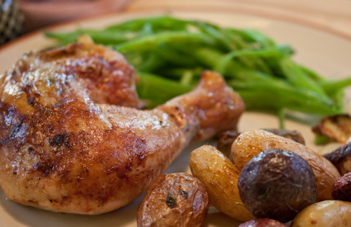 chickenplate Lemony, herby, chickeny goodness