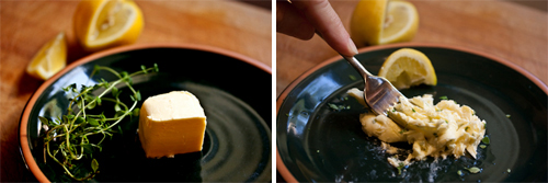 Compound Butter Very easy to do, makes a big impact, flavor-wise