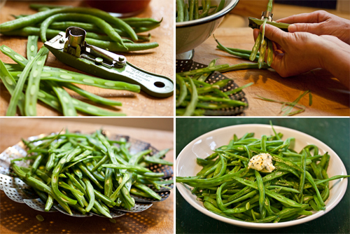 Slicing Beans Family & friends will want to do this little task for you