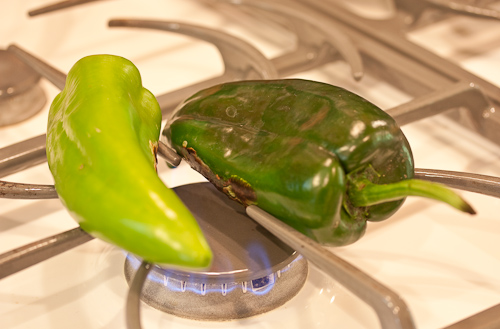 BlackBeans5 Next week I'll be posting a more in-depth description of how to roast chiles and peppers