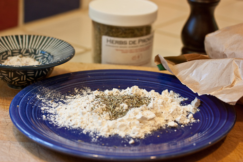 Flour Plate Use your fingers to mix this up