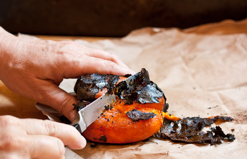 There will be big and small charred bits