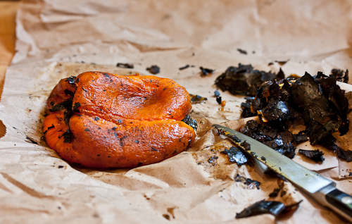 Don't worry about getting off every last blackened flake