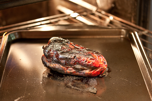 Nicely roasted under the broiler