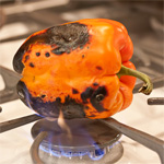 Roast & Peel Peppers