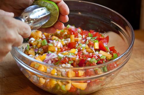 Salsa Lime I like my reamer for quickly juicing the lime