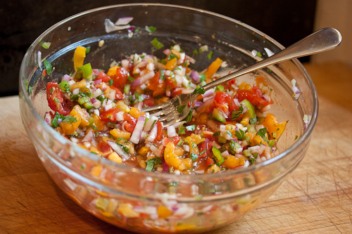 Fresh Salsa Mix this into mashed avocados for a quick guacamole, but please, pass the chips