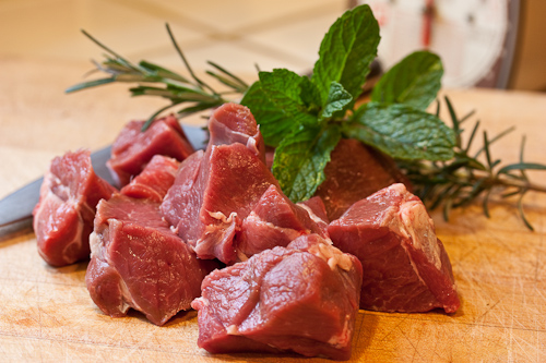 Lamb Chunks Nice pieces, not necessarily perfect cubes