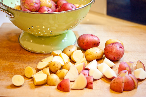 I've used a combination of baby Dutch and small red potatoes