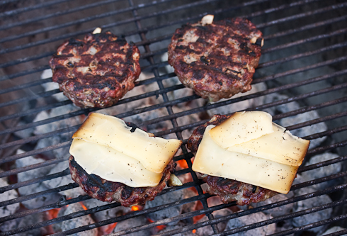Now's the time to add the thin slices of cheese