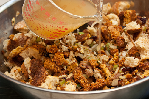 JuiceStuffing Stop short of 1 1/2 cups if the bread becomes too wet, or add more if it seems too dry