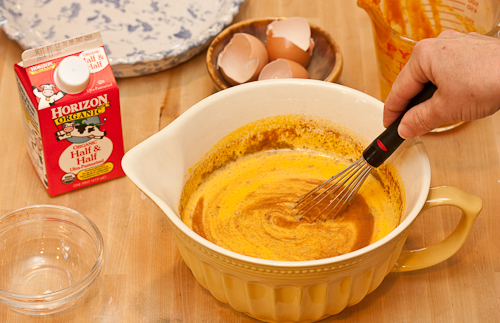 Such good flavors go into pumpkin pie
