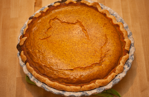 The filling will be puffed and cracked like this and not jiggly