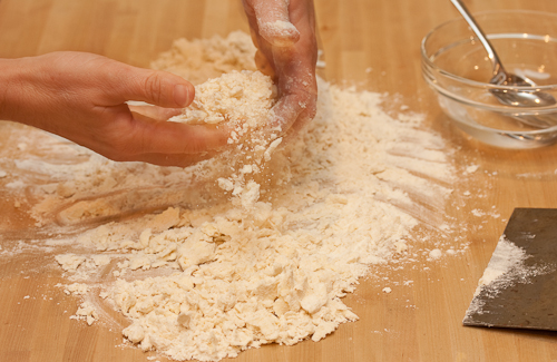 ButterflyFlour2 The flour will get moistened, not wet