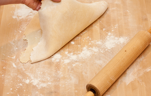 RollCrust3 I turn the dough around as I work, and sprinkle flour under it from time to time